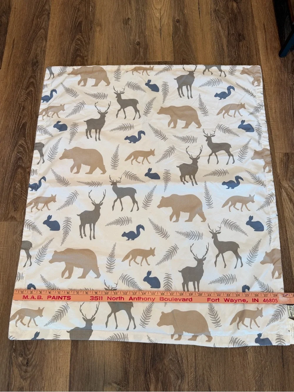 Sweet Jojo Designs Bear Gray Deer Fox Woodland Animals Collection